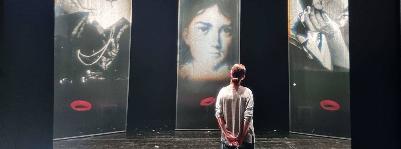 "Drei Frauen aus Deutschland" Lichtdesignerin Birte Horst im Theater Trier 2021 Foto: Ann-Kathrin Kramer