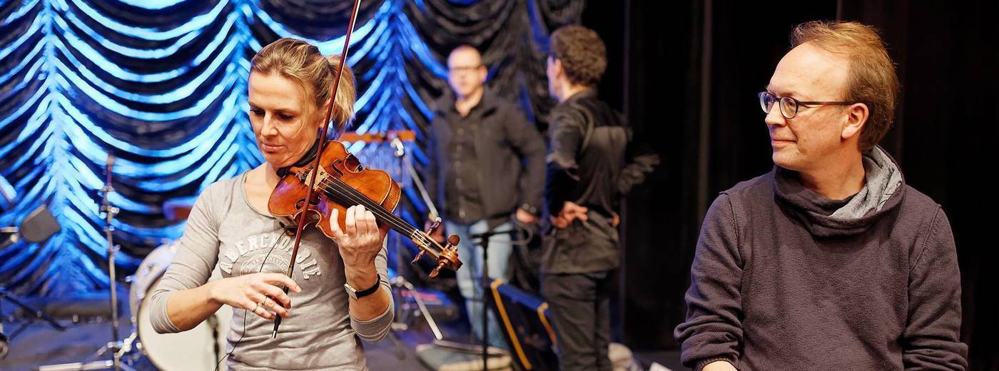 Soundcheck „Prost, Onkel Erich!“ im Stadttheater Olten Foto: André Albrecht